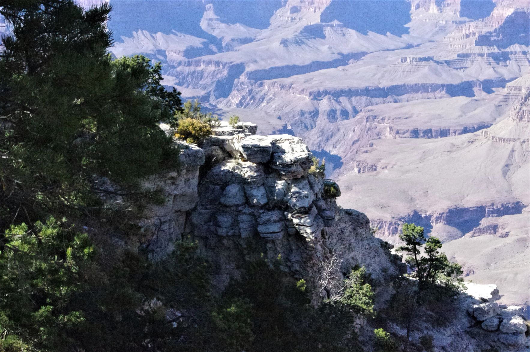 Rugged terrain in the Grand Canyon
